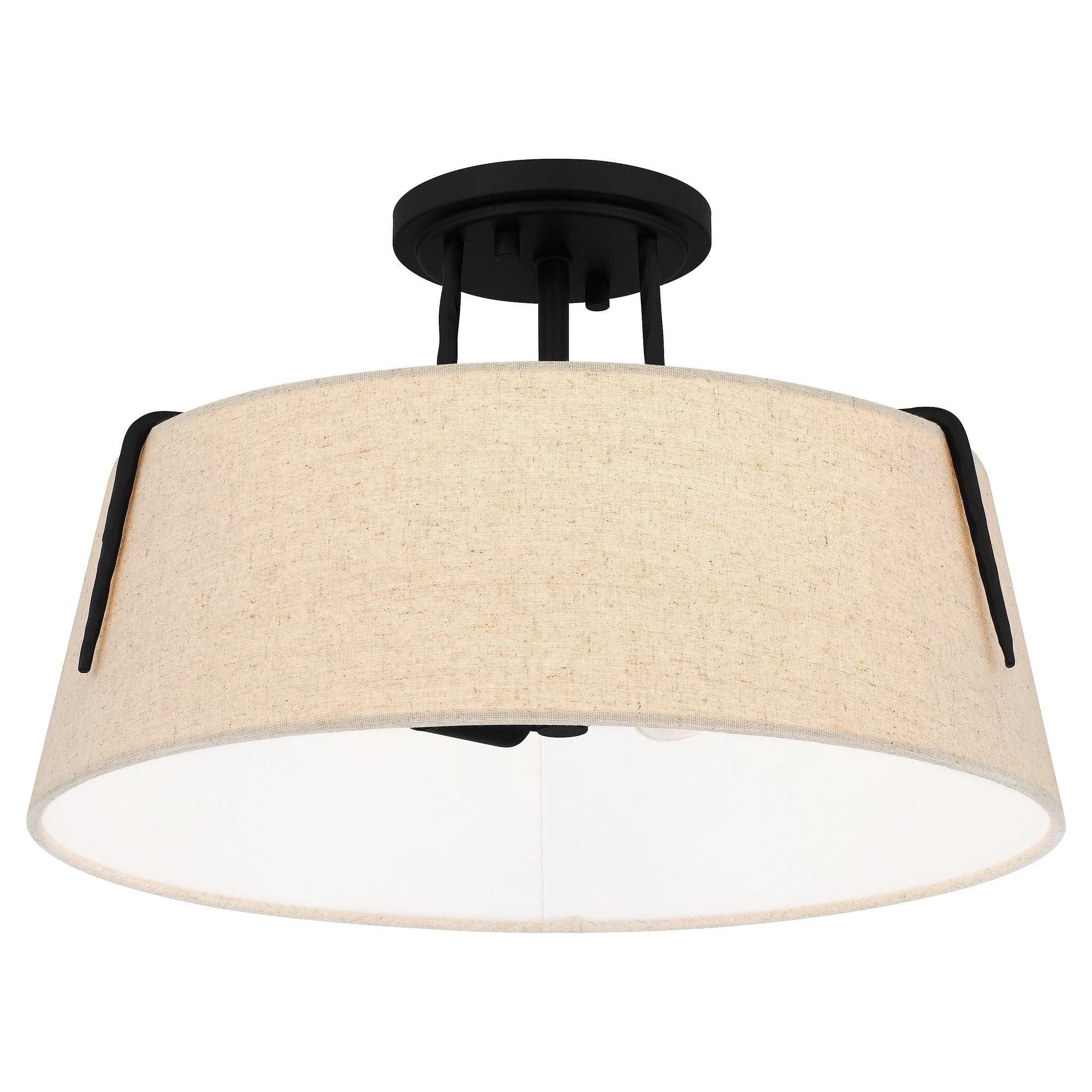 Quoizel - Leona Semi Flush Mount - Lights Canada