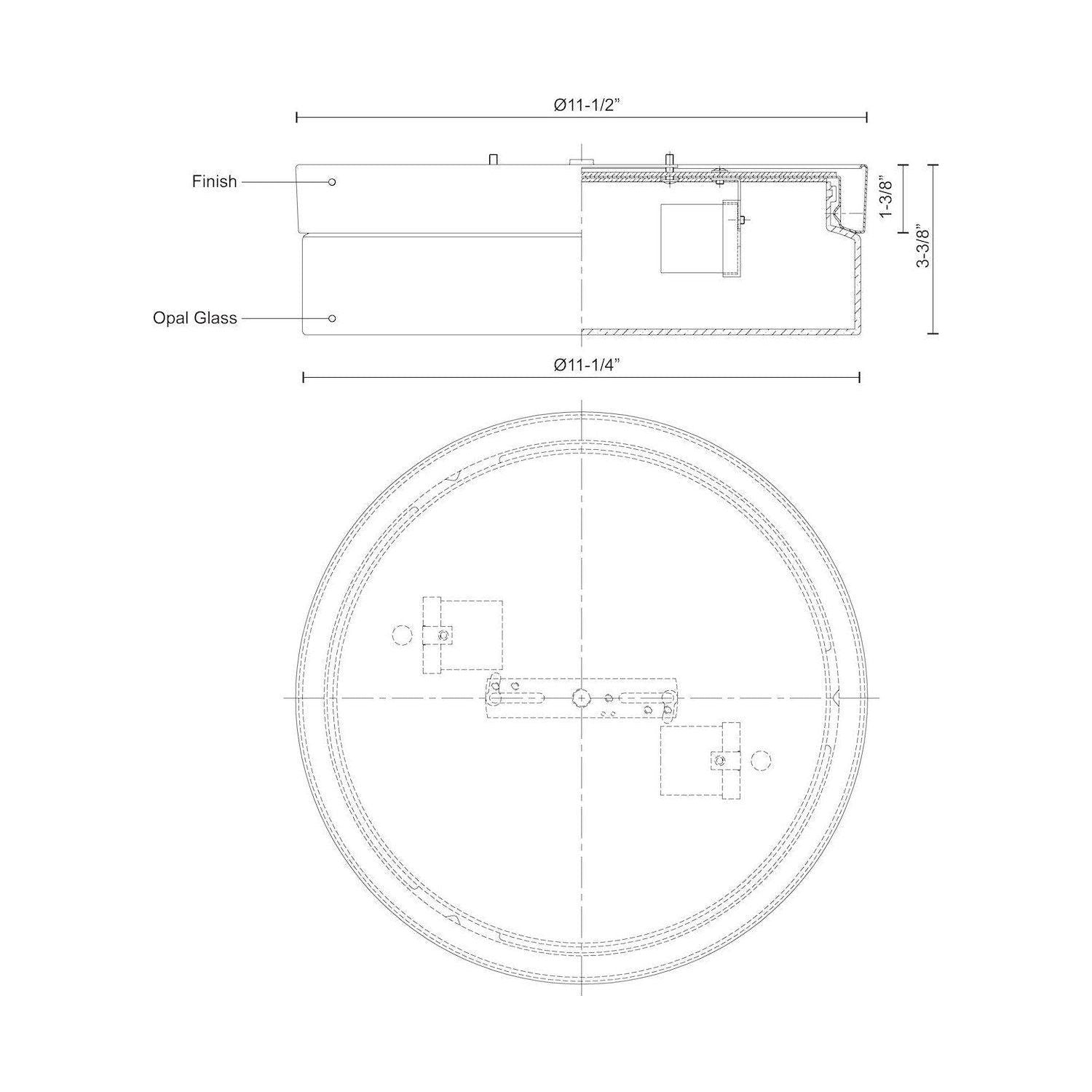 Kuzco - Lomita 2-Light Ceiling Light - Lights Canada