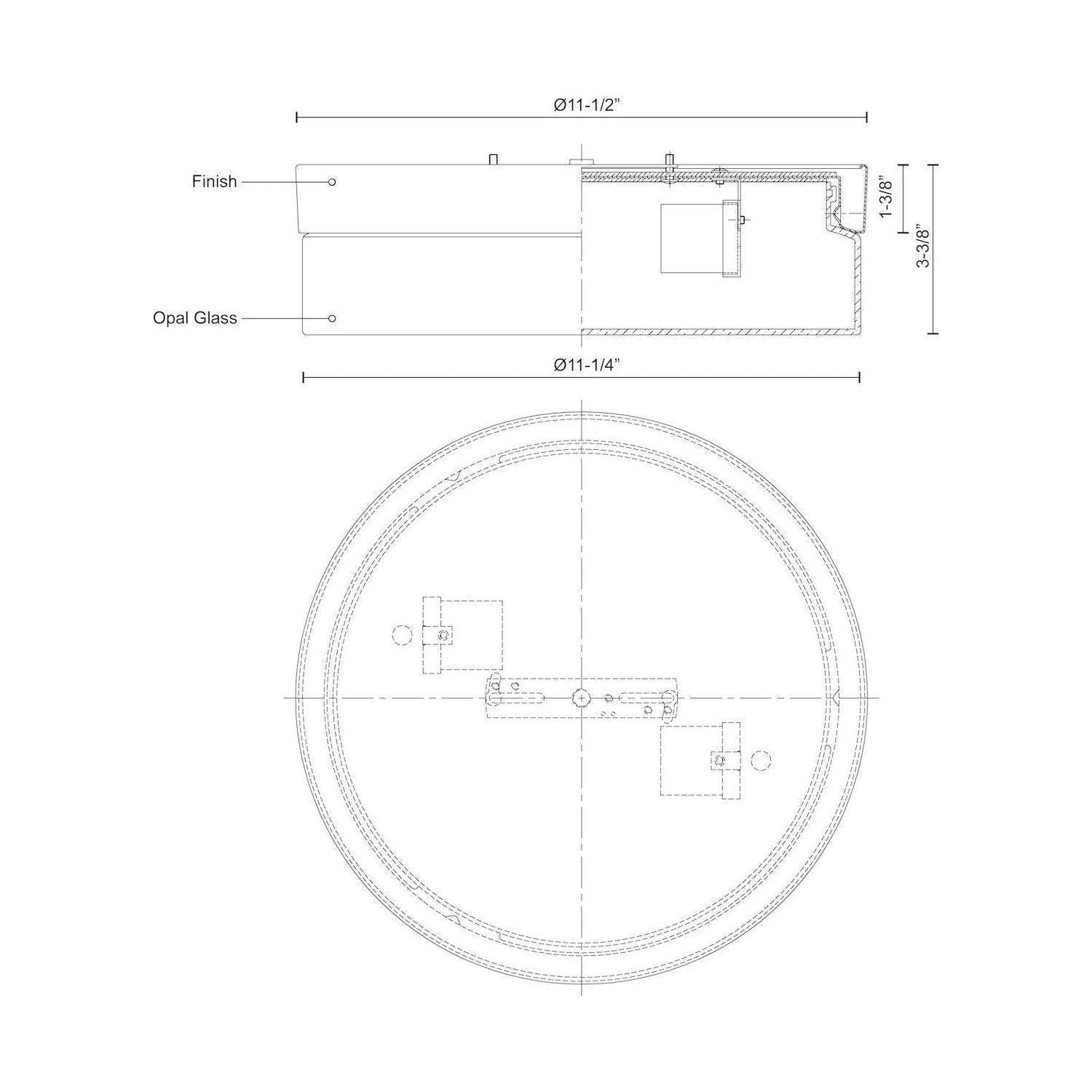 Kuzco - Lomita 2-Light Ceiling Light - Lights Canada