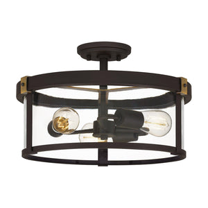 Quoizel - Lisbon Semi Flush Mount - Lights Canada