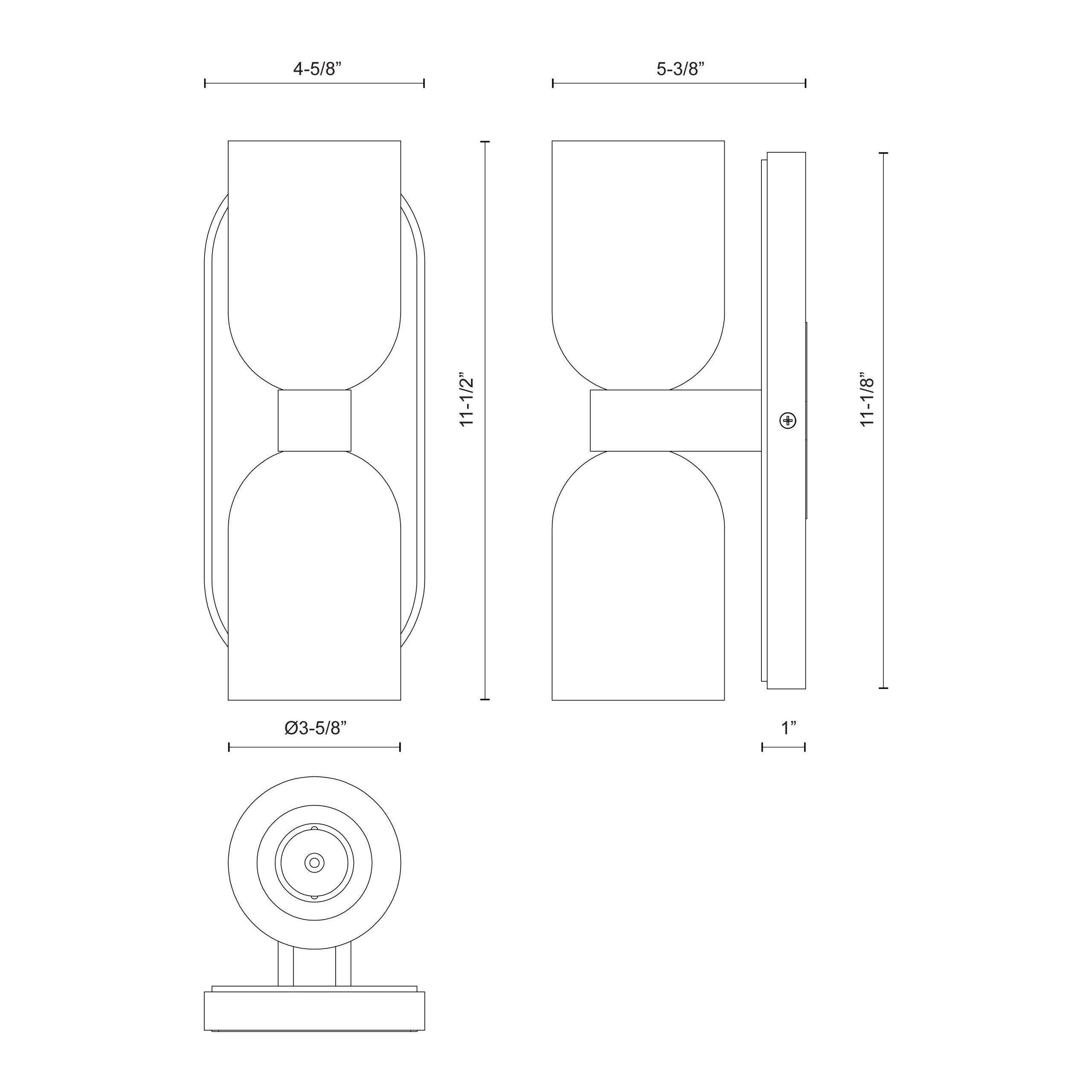 Alora - Lucian 11" Wall Vanity - Lights Canada