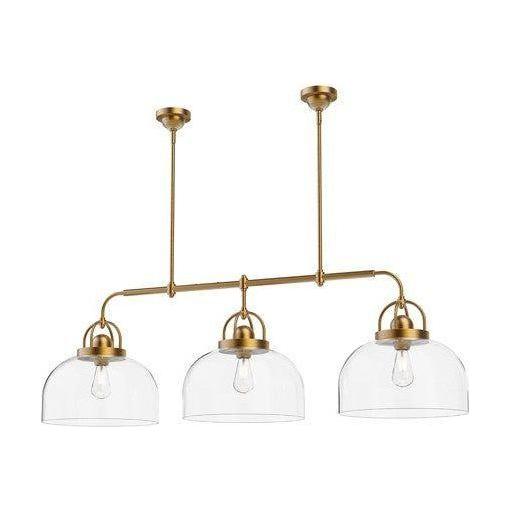 Alora Mood - Lancaster 3-Light 55" Linear Pendant - Lights Canada