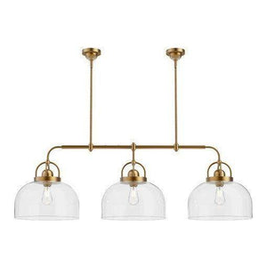 Alora Mood - Lancaster 3-Light 55" Linear Pendant - Lights Canada