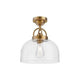 Alora Mood - Lancaster 12" Semi Flush Mount - Lights Canada