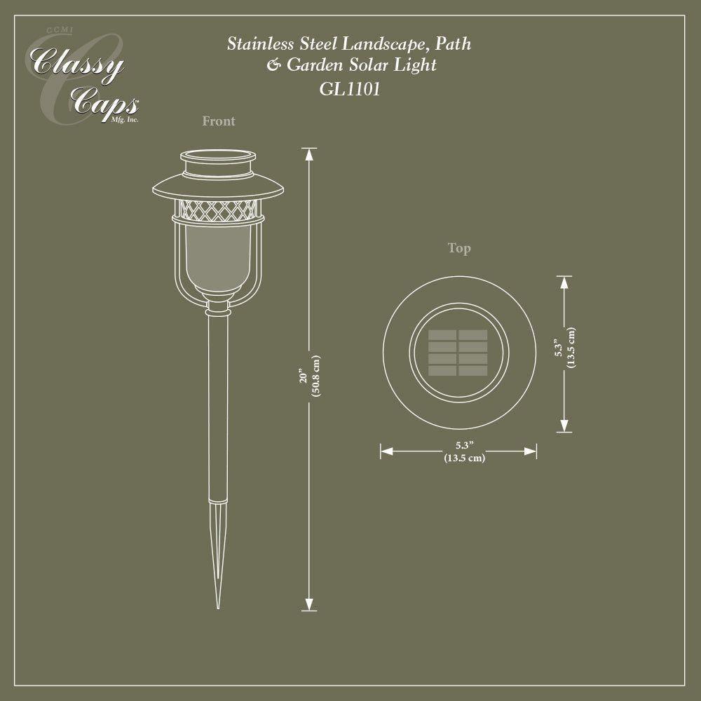 Classy Caps - Landscape Path & Garden Light (2 Pack) - Lights Canada
