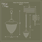 Classy Caps - Eclipse Solar Hanging Chandelier - Lights Canada