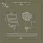 Classy Caps - Solar Motion Sensor Security Light - Lights Canada