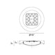 Matteo - Essene 15" 1-Light Flush Mount - Lights Canada