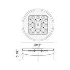 Matteo - Novalee 12" 1-Light Flush Mount - Lights Canada