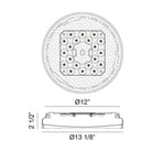 Matteo - Alexandre 13" 1-Light Flush Mount - Lights Canada