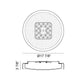 Matteo - Callum 18" 1-Light Flush Mount - Lights Canada