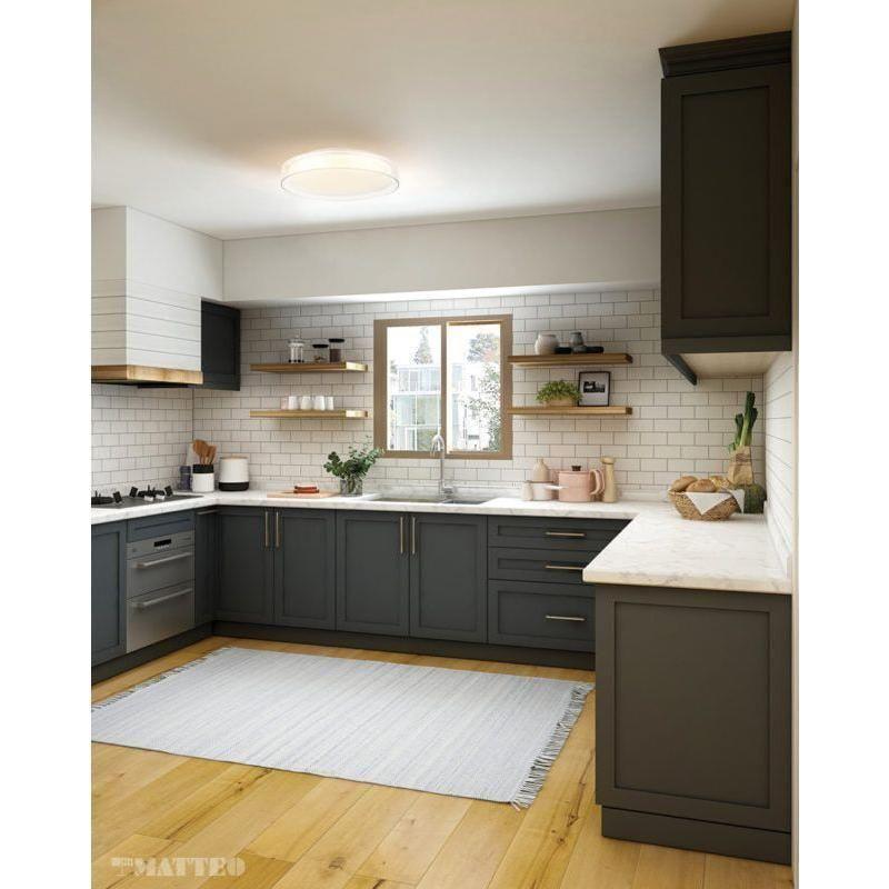 Matteo - Callum 18" 1-Light Flush Mount - Lights Canada