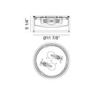 Matteo - Framerton 2-Light Flush Mount - Lights Canada