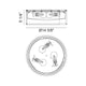Matteo - Framerton 3-Light Flush Mount - Lights Canada