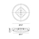 Matteo - Zane 12" 1-Light Flush Mount - Lights Canada