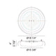 Matteo - Milia 18" 1-Light Flush Mount - Lights Canada