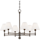 Hudson Valley Lighting - Classic No.1 6 Light Chandelier - Lights Canada