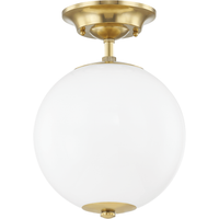 Sphere No.1 1 Light Semi Flush