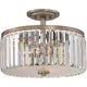 Quoizel - Mirage Semi Flush Mount - Lights Canada