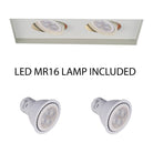 WAC Lighting - Low Voltage Multiple Two Light Invisible Trim with LED Bulb - Lights Canada