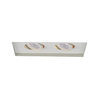 Low Voltage Multiple Two Light Invisible Trim with LED Bulb