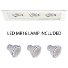 WAC Lighting - Low Voltage Multiple Three Light Trim with LED Bulb - Lights Canada