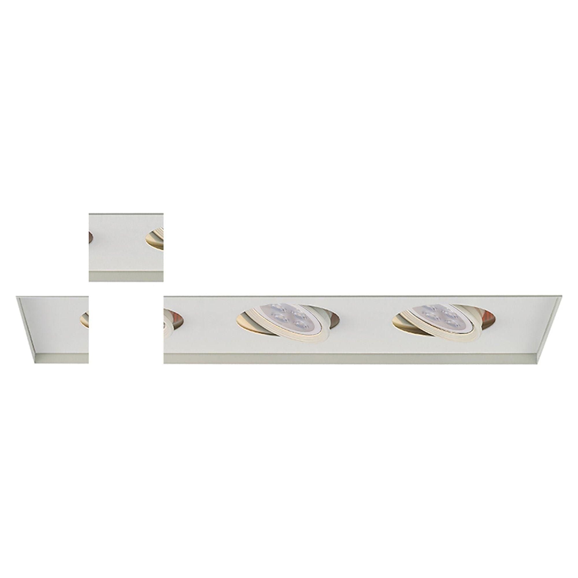 WAC Lighting - Low Voltage Multiple Three Light Invisible Trim with LED Bulb - Lights Canada