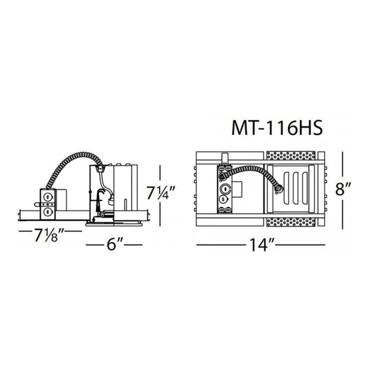 WAC Lighting - Low Voltage Multiple Single Light Non-IC Housing - Lights Canada