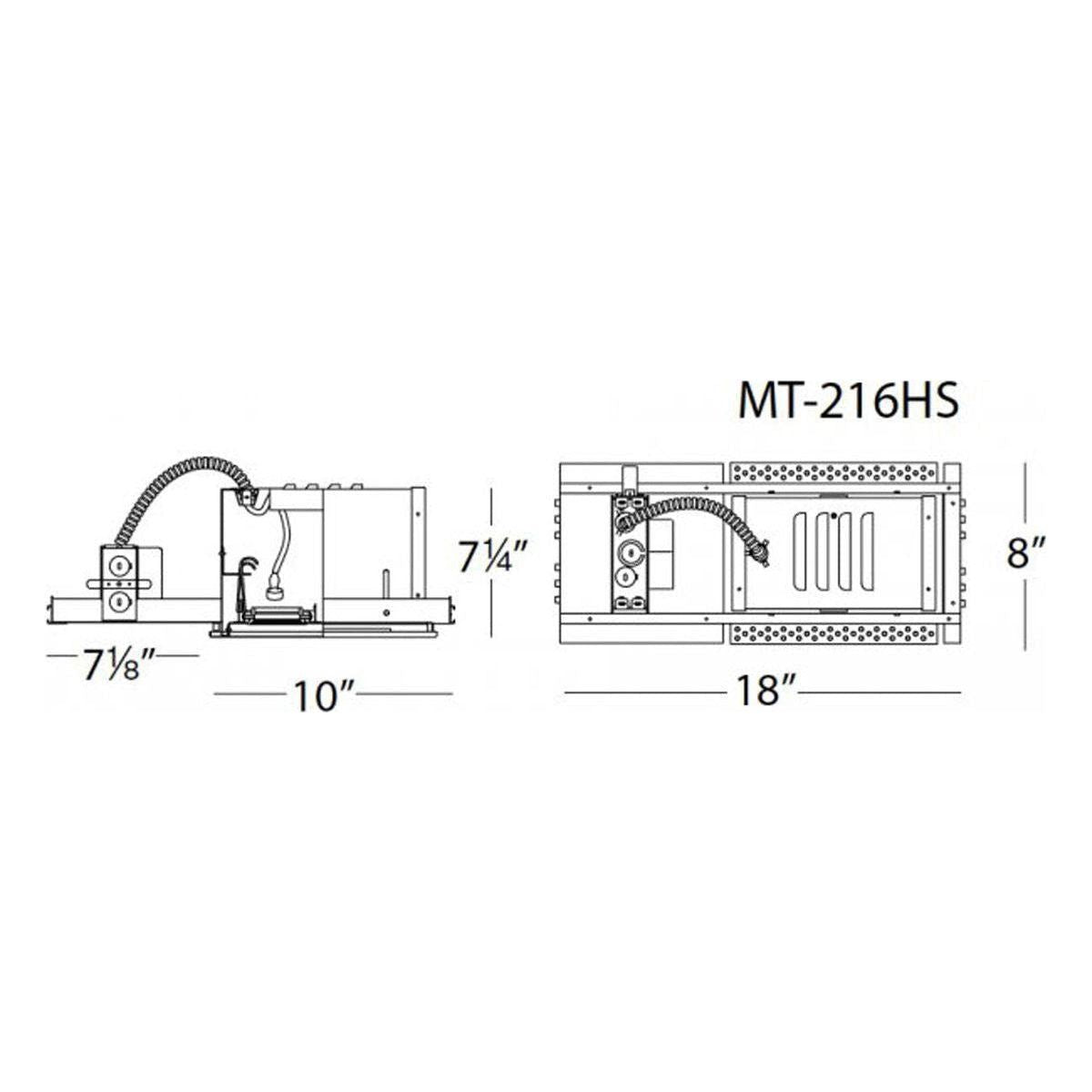 WAC Lighting - Low Voltage Multiple Two Light Non-IC Housing - Lights Canada