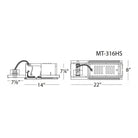 WAC Lighting - Low Voltage Multiple Three Light Non-IC Housing - Lights Canada