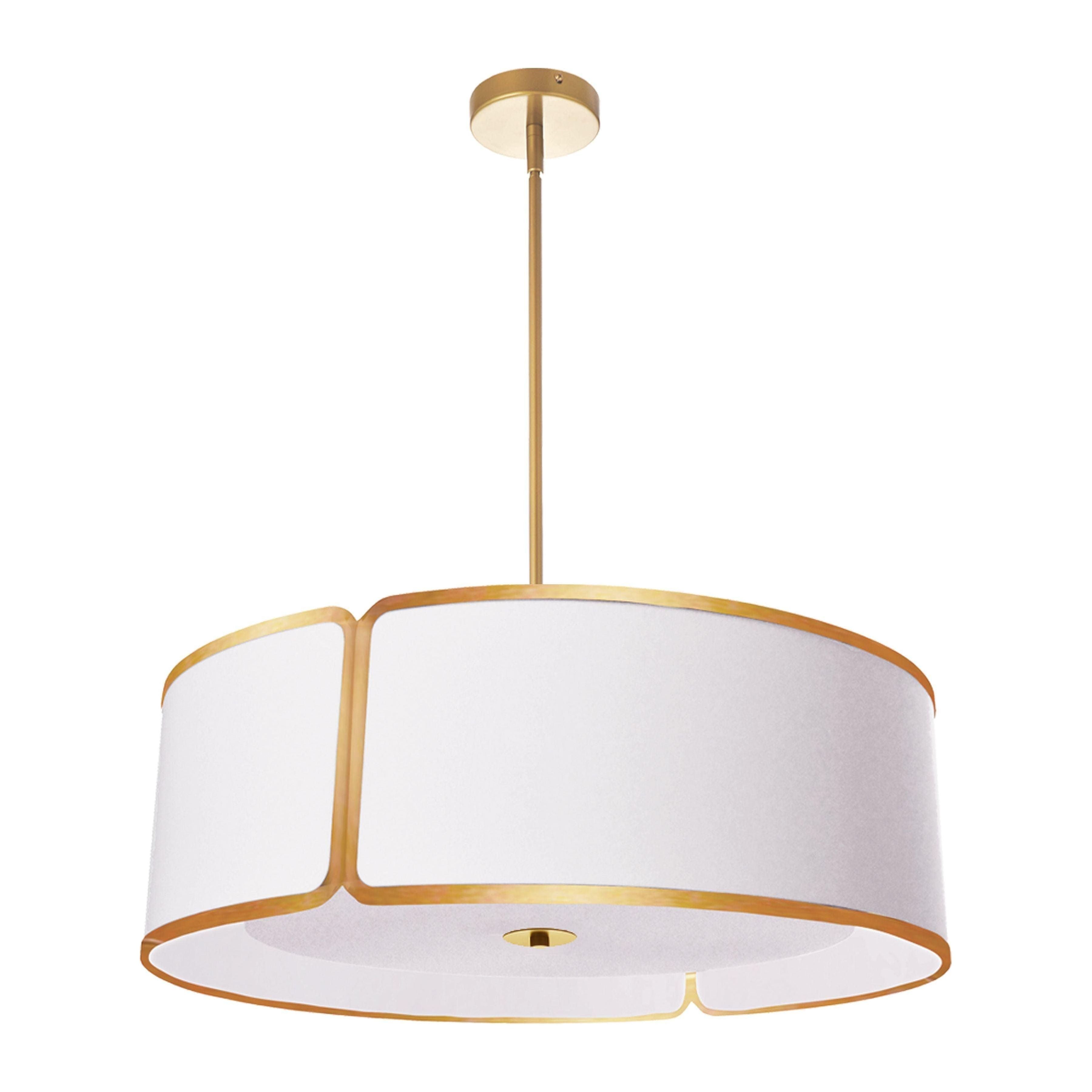 Dainolite - Notched Drum 4 Light 24 Inch Pendant - Lights Canada