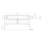 Kuzco - Newport Concrete Box (for ER7120) - Lights Canada