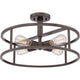 Quoizel - New Harbor Semi Flush Mount - Lights Canada