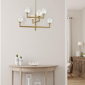 Dainolite - Nora 6 Light Chandelier - Lights Canada