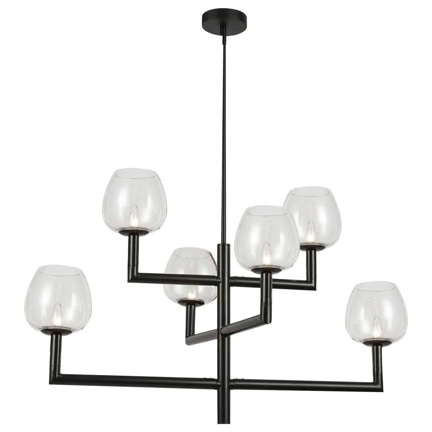 Dainolite - Nora 6 Light Chandelier - Lights Canada