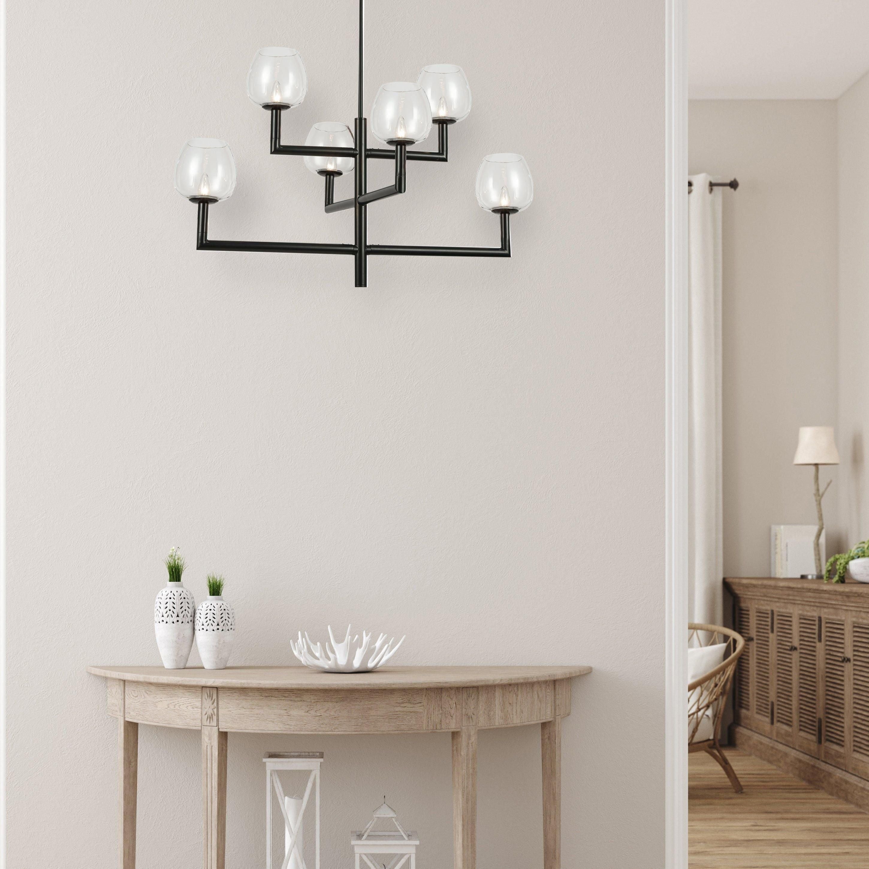 Dainolite - Nora 6 Light Chandelier - Lights Canada