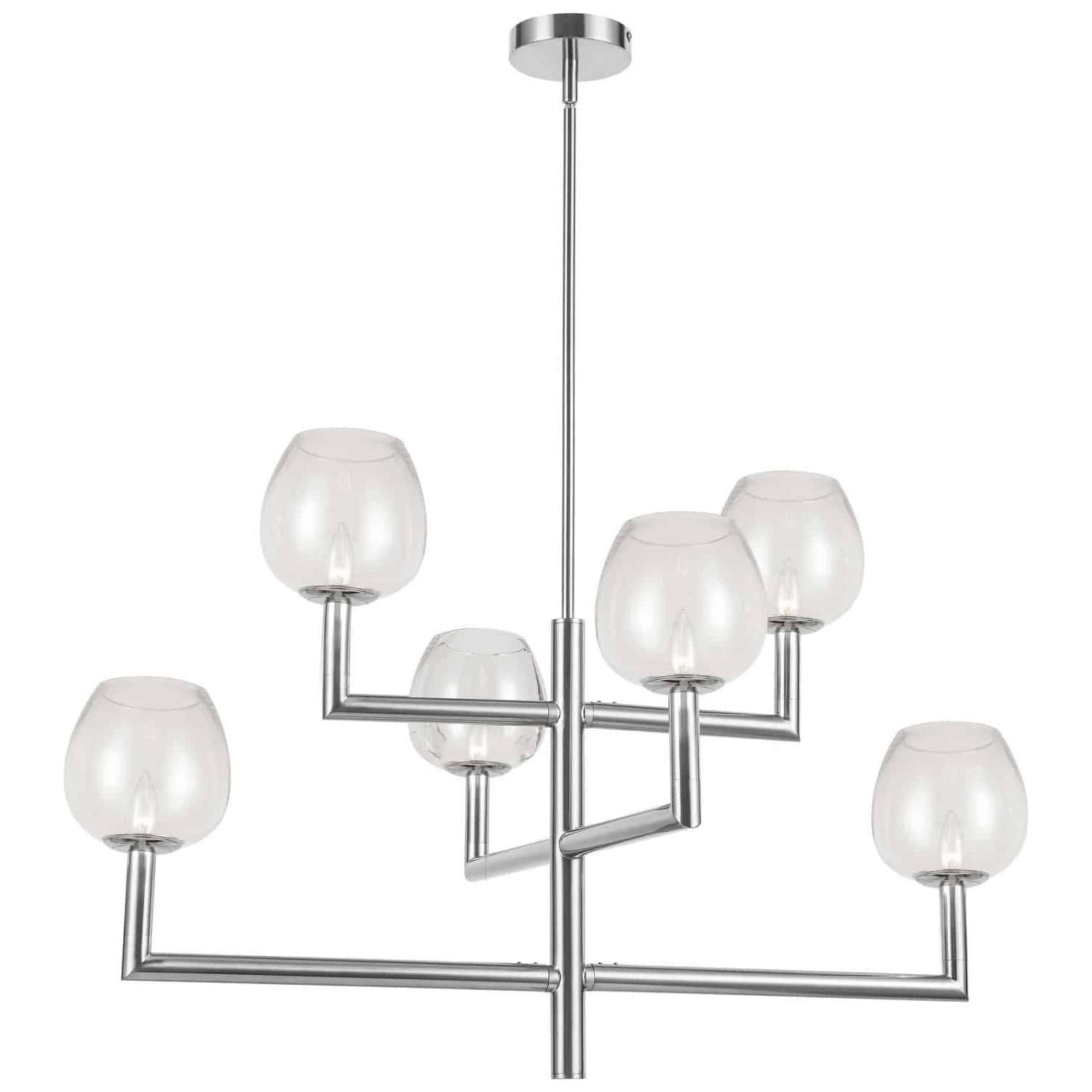 Dainolite - Nora 6 Light Chandelier - Lights Canada