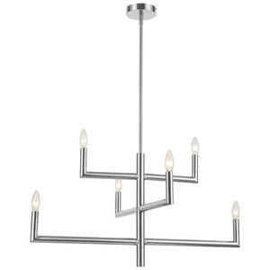 Dainolite - Nora 6 Light Chandelier - Lights Canada