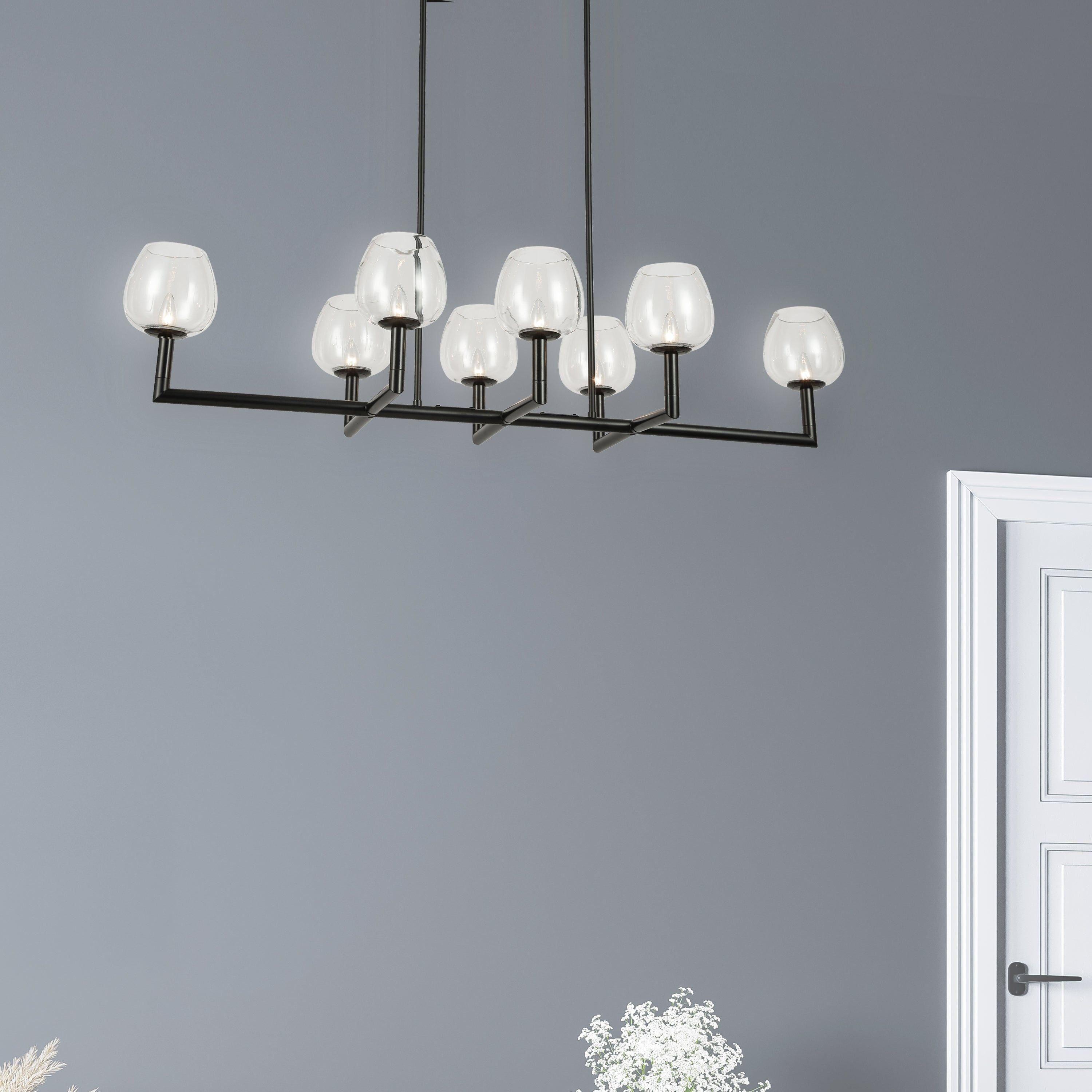 Dainolite - Nora 8 Light Chandelier - Lights Canada