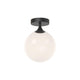 Alora Mood - Alora Mood Nouveau 8 Inch Flush Mount - Lights Canada