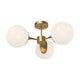 Alora Mood - Alora Mood Nouveau 26 Inch Semi Flush Mount - Lights Canada