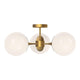 Alora Mood - Alora Mood Nouveau 26 Inch Semi Flush Mount - Lights Canada