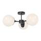 Alora Mood - Alora Mood Nouveau 26 Inch Semi Flush Mount - Lights Canada