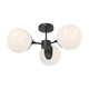 Alora Mood - Alora Mood Nouveau 26 Inch Semi Flush Mount - Lights Canada