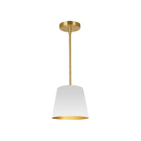 Oversized Drum 1 Light 10 Inch Pendant