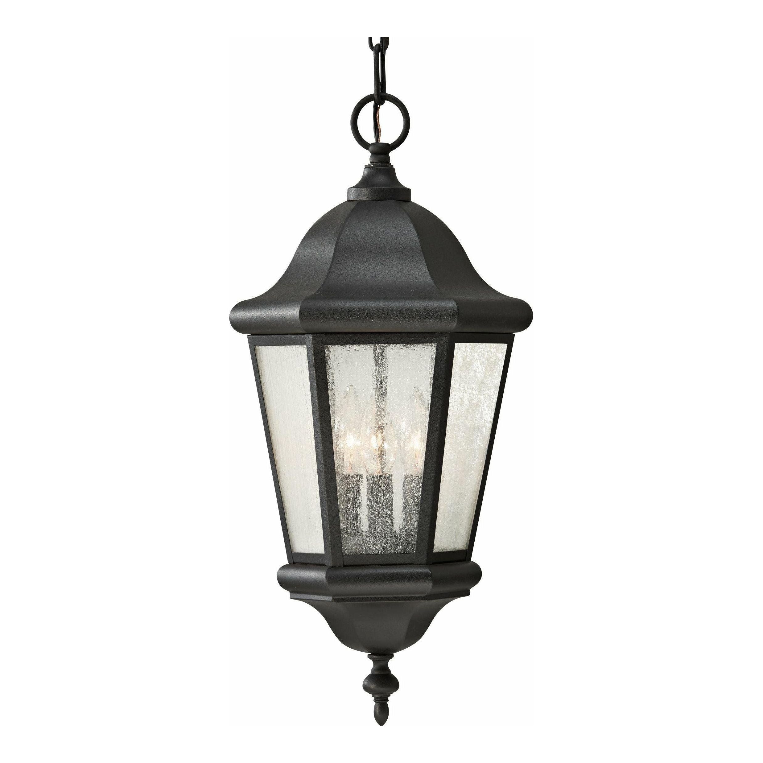 Generation Lighting - Martinsville 3-Light Outdoor Pendant (with Bulbs) - Lights Canada