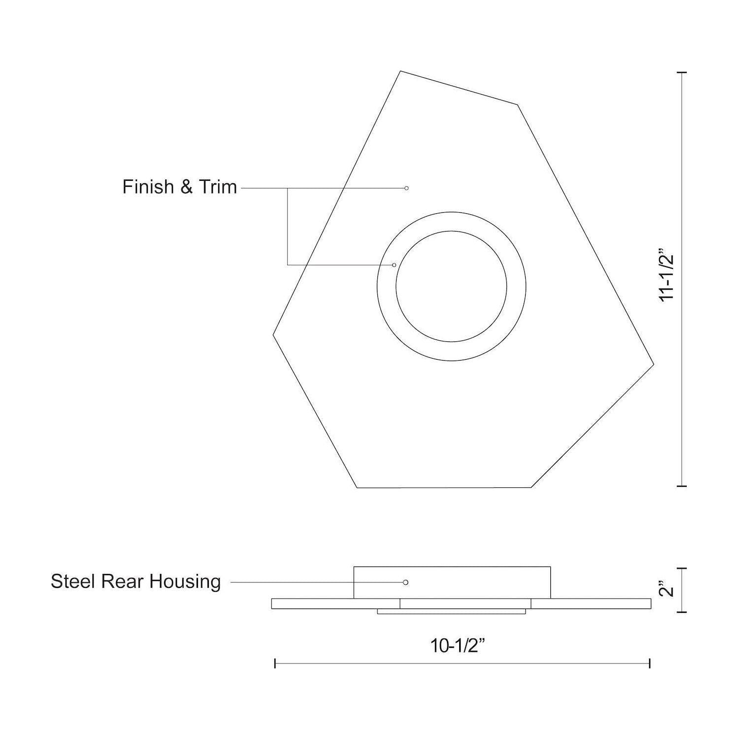 Kuzco - Organika LED Flush Mount - Lights Canada