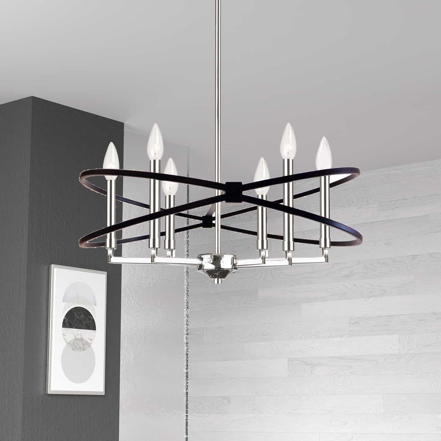 Dainolite - Paloma 6 Light Chandelier - Lights Canada