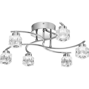 Quoizel - Clear Hollow Semi Flush Mount - Lights Canada