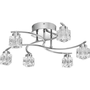 Quoizel - Clear Hollow Semi Flush Mount - Lights Canada